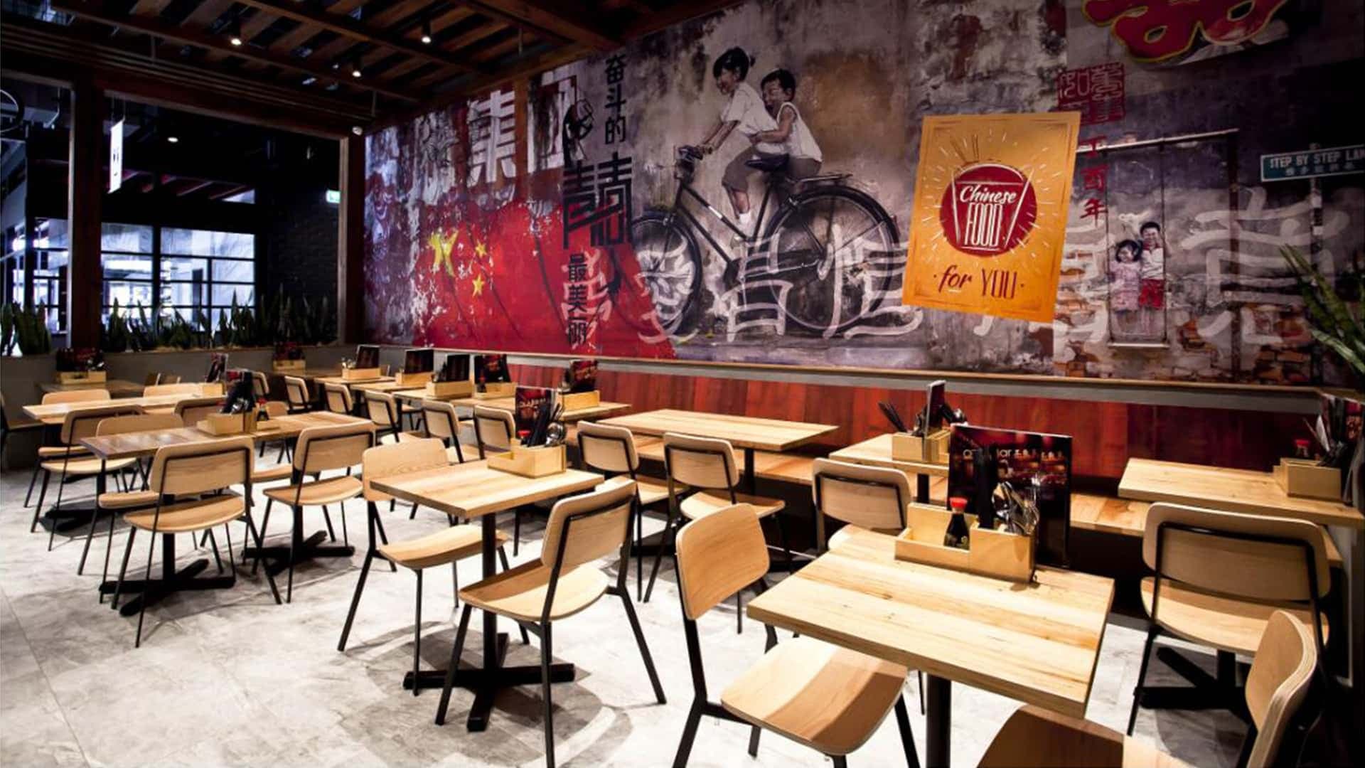 705-H45-STW China Bar Restaurant Möbel