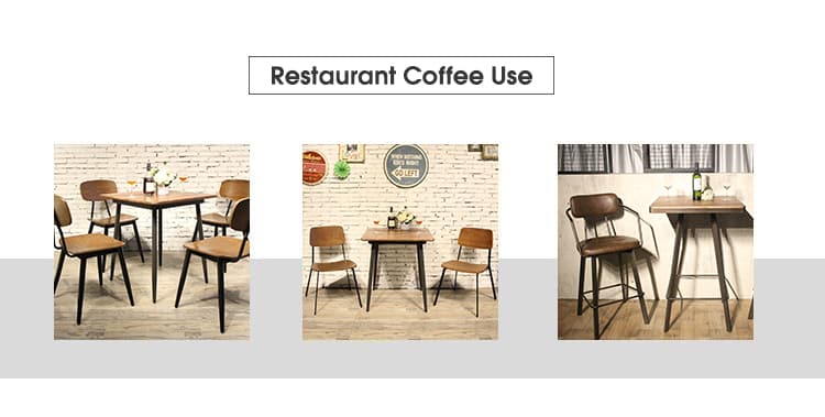 Wholesale Restaurant Coffee Bistro Solid Wood Table Top TTAW-LB-SQ70-25 (2)