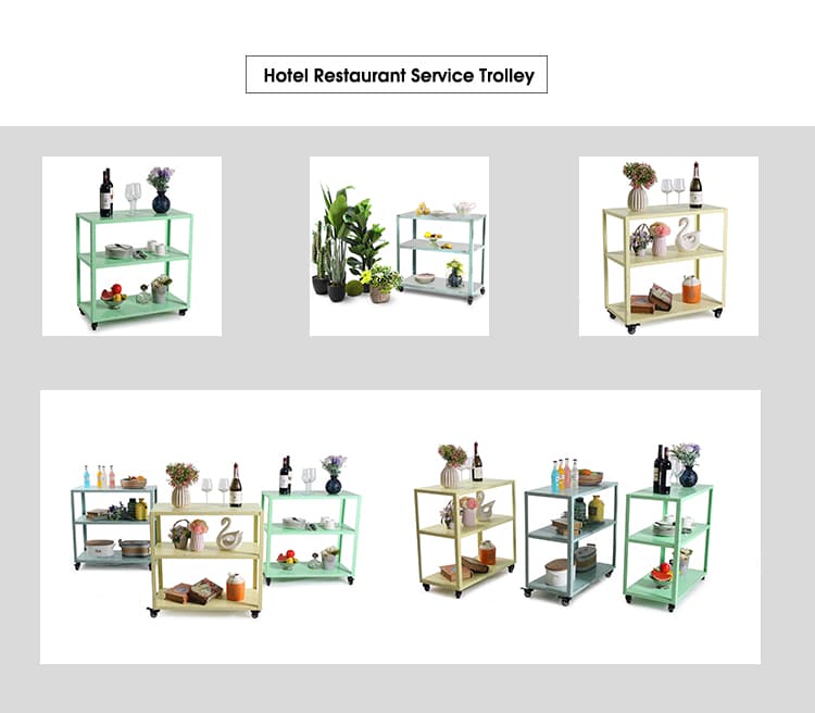 Hotel Restaurant Service Trolley 716CB-ST (2)