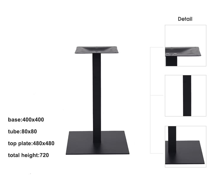 Metal Pedestal Table Base For Cafe Table Top TBIR-07 (5)