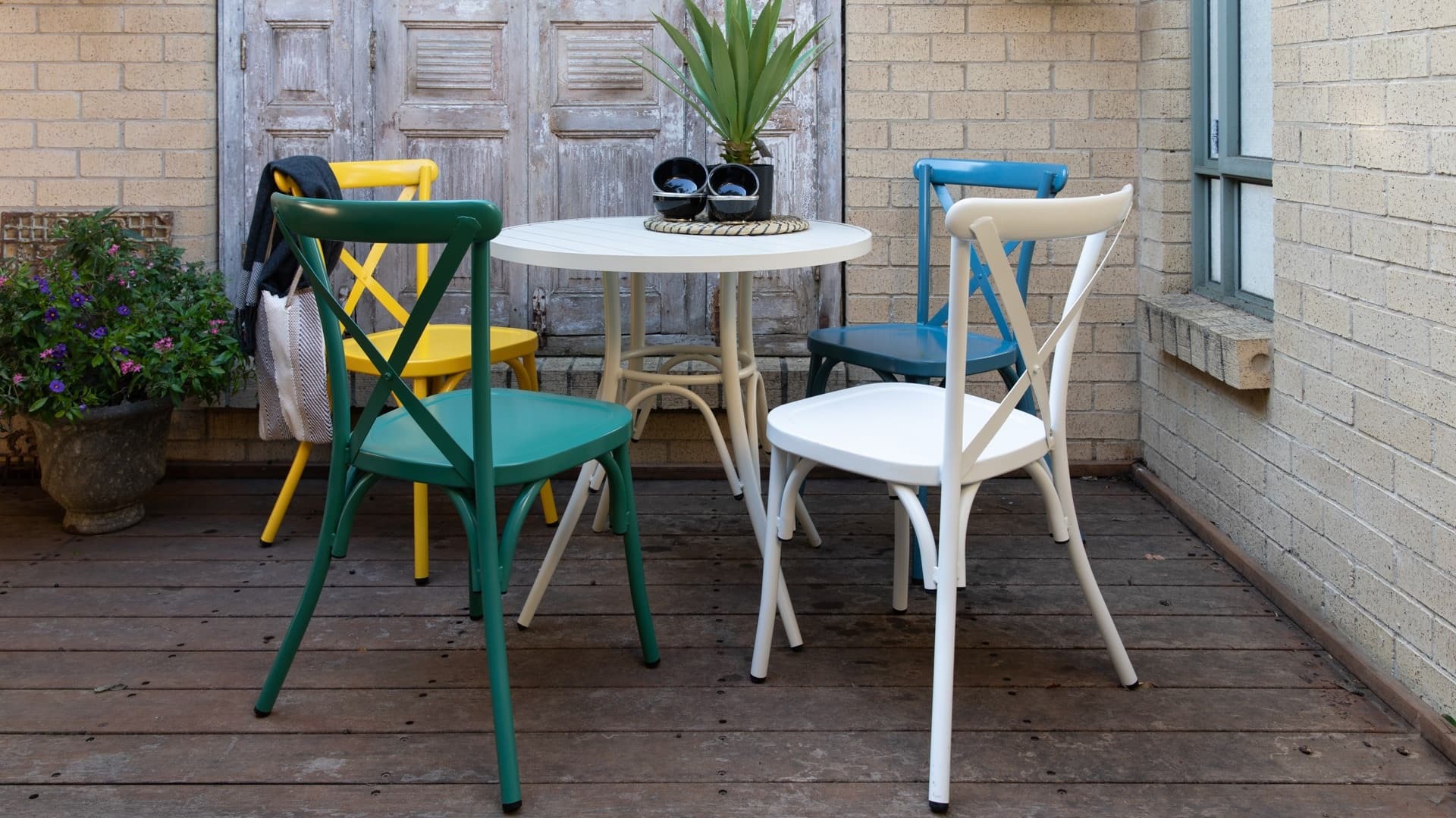 Garden Backyard Lawn Porch Patio Dining Chairs And Tables Set