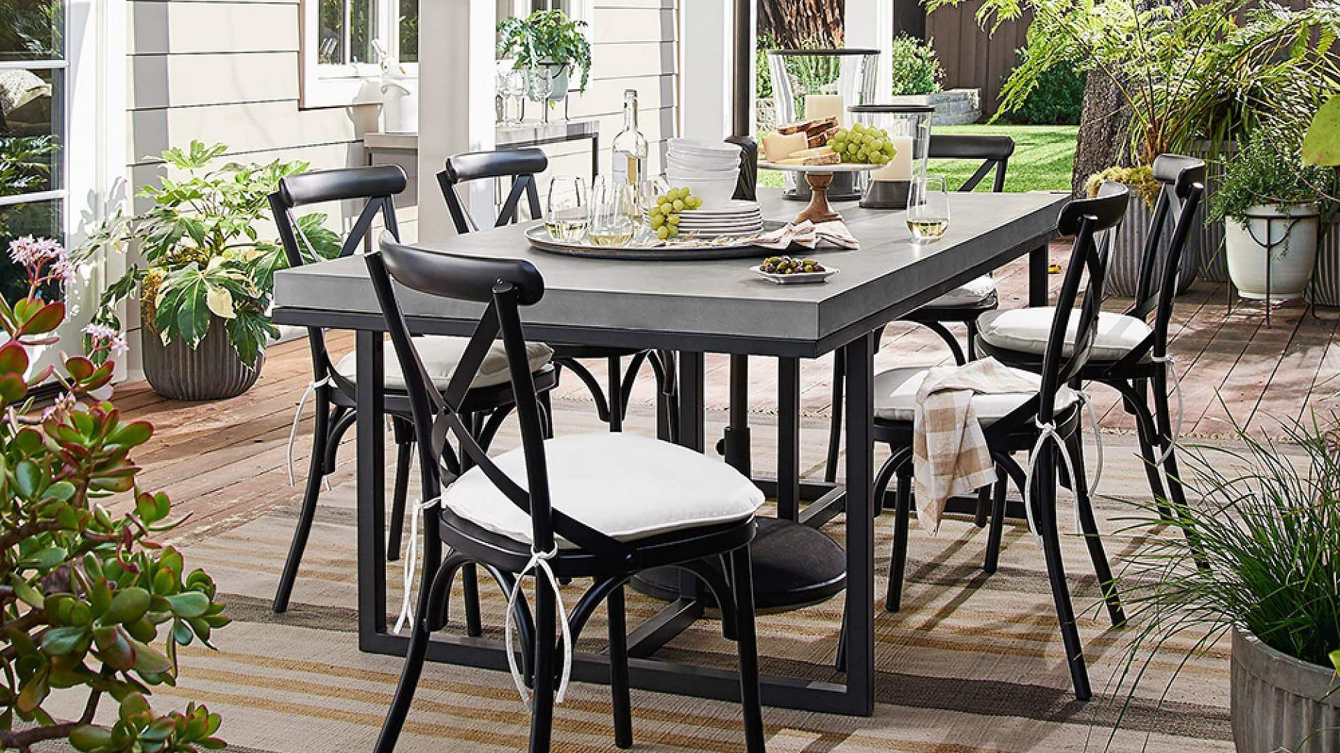 Cross-Back Indoor/Outdoor Bistro Chair X-Back Indoor/Outdoor Cafe Barstool